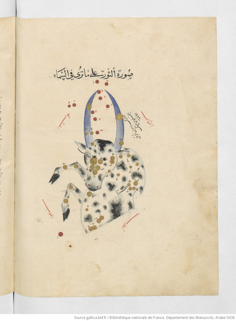 Catalogue des étoiles fixes, le Taureau - Catalog of fixed stars, Taurus