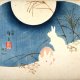 Estampe lapins - Hiroshige